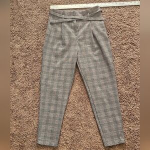 Soho Apparel Women's Classic Gray Checkered Pantsuit